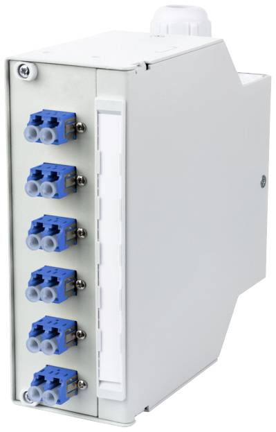 Metz Connect OpDAT REGpro splice 6xLC-Duplex OS2 Patchpanel do światłowodu 6 Portów LC - obrazek 1