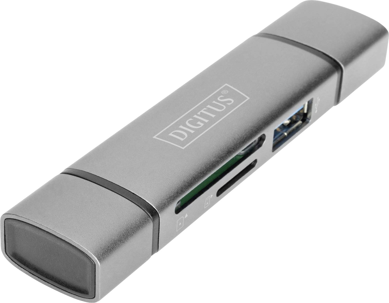 Zewnętrzny czytnik kart pamięci / Hub Digitus DA-70886 DA-70886 USB 3.0, USB-A, USB-C® - obrazek 1