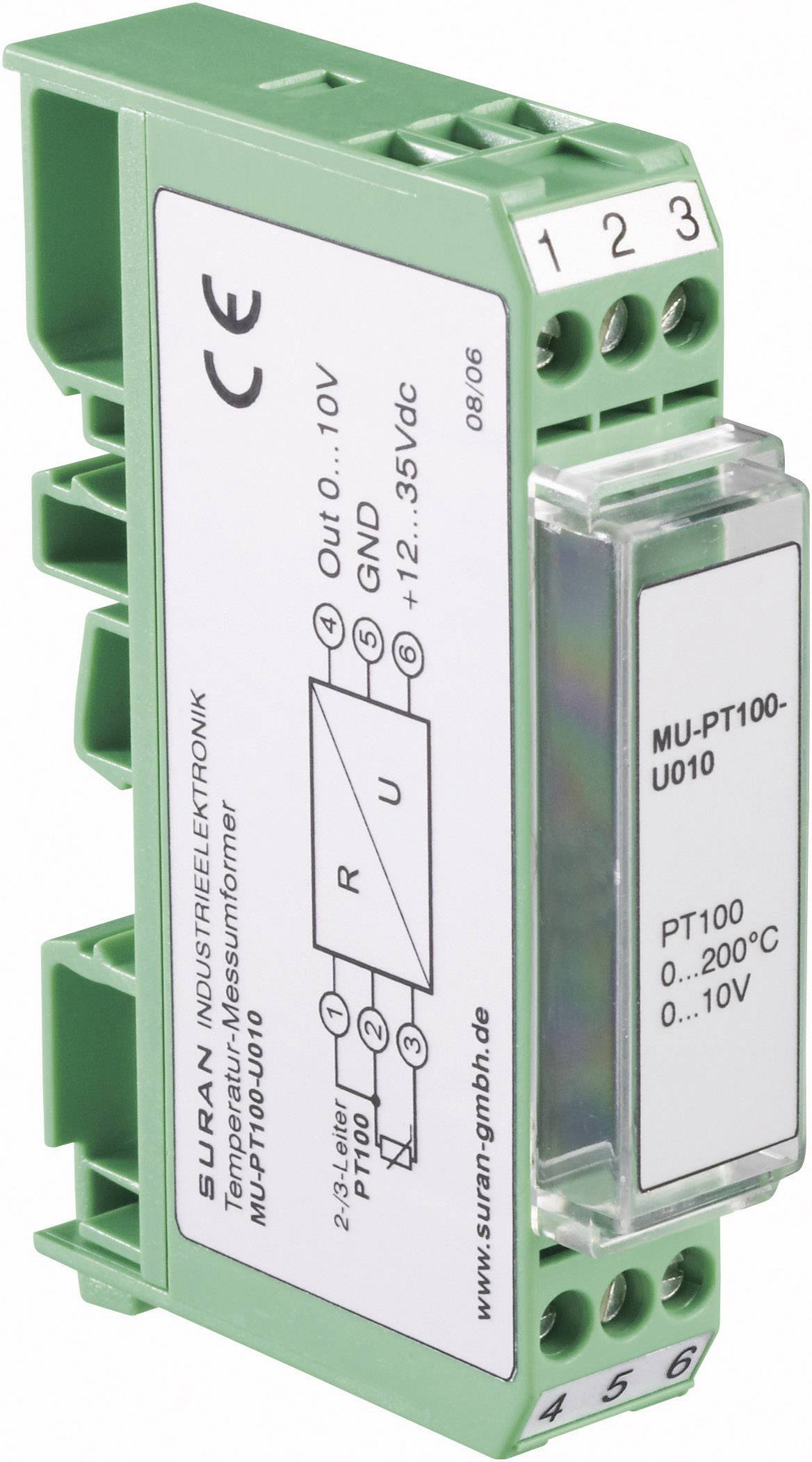 Przetwornik temperatury Enda MU-Pt 100-U010, 12 - 35 V/DC, zakres od 0 do +50°C, 1 - obrazek 1