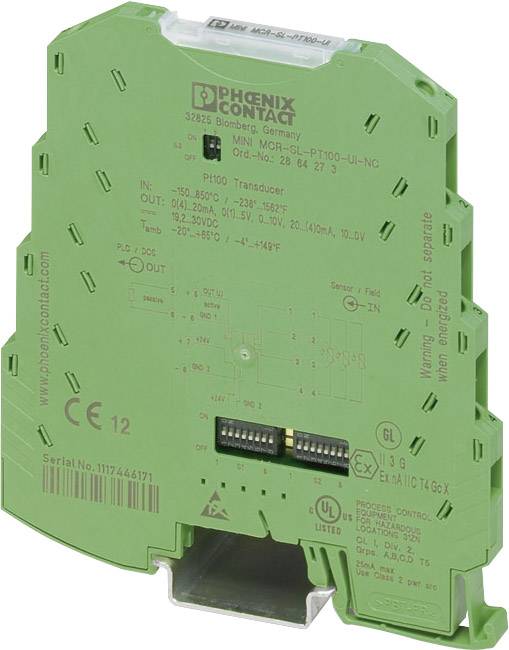 Przetwornik temperatury Phoenix Contact MINI MCR-SL-PT100-UI-NC - obrazek 1