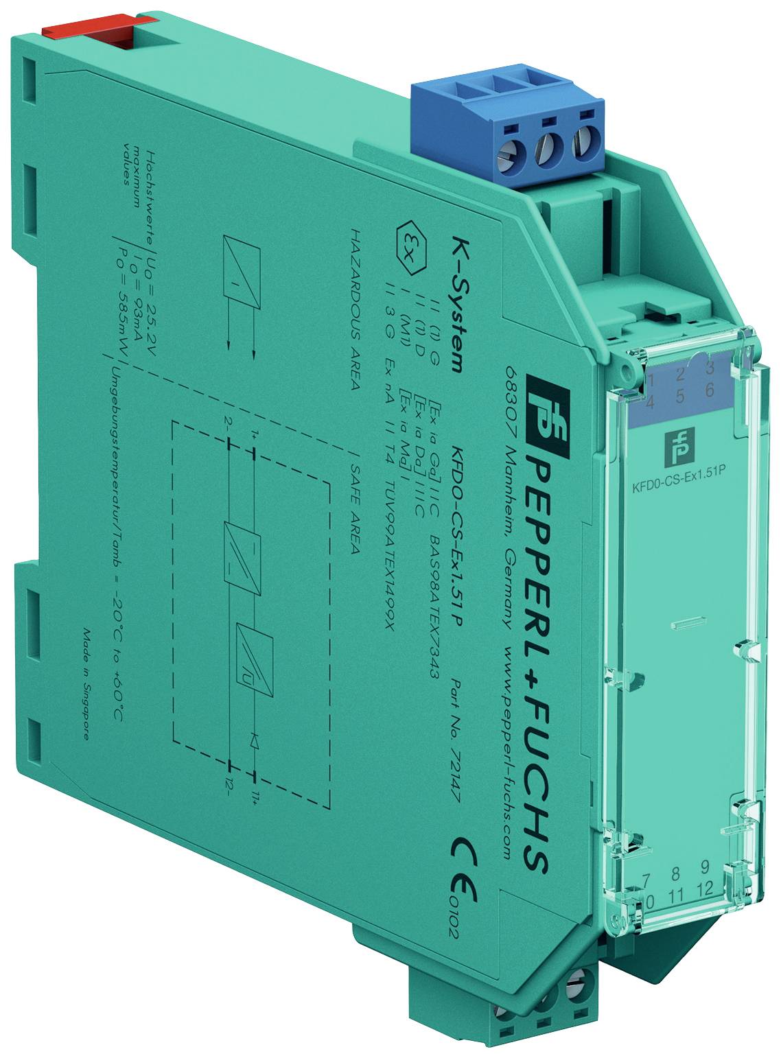 Pepperl+Fuchs KFD0-CS-Ex1.51P 294980 Sterownik wyjścia 1 szt. - obrazek 1