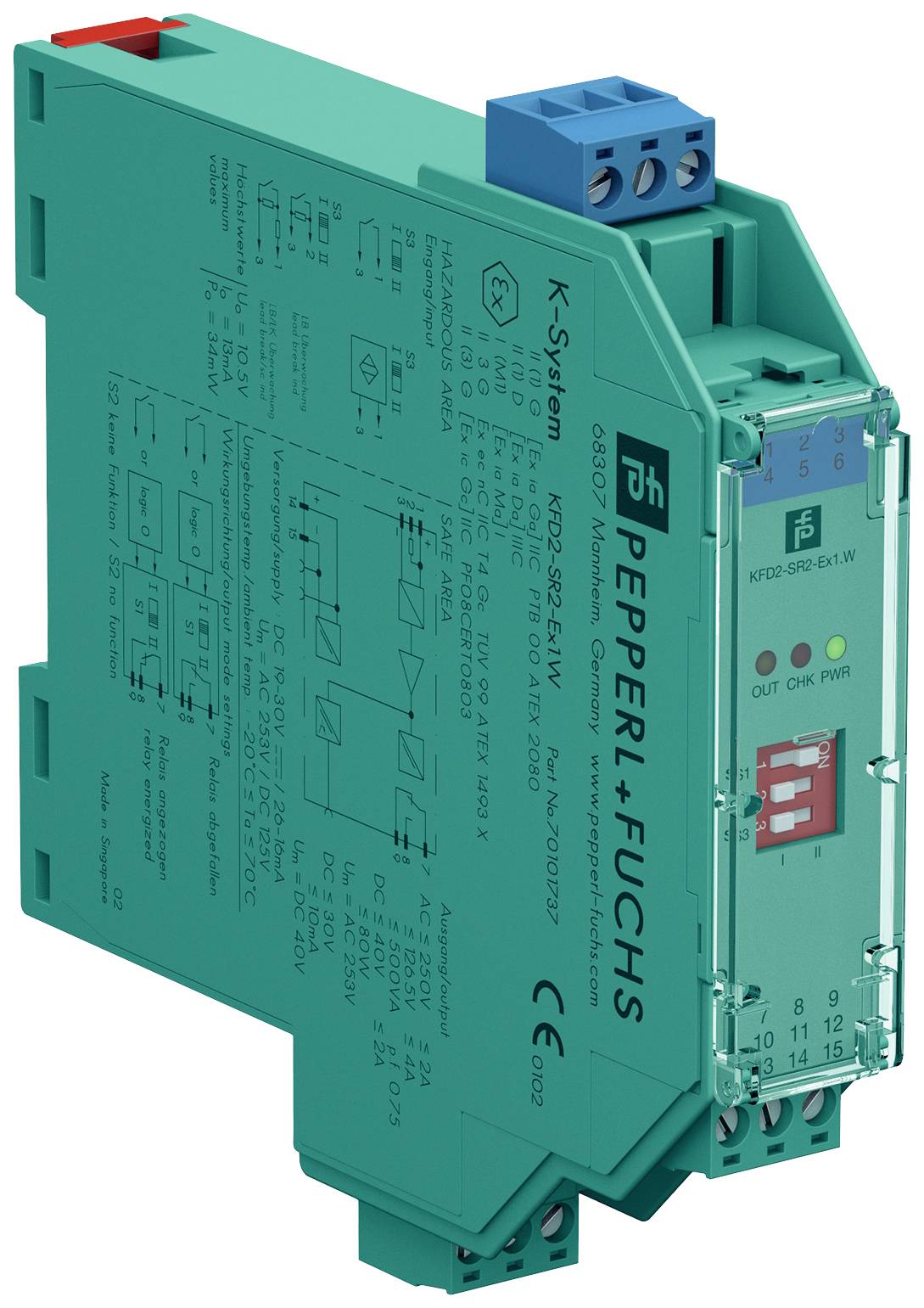 Pepperl+Fuchs KFD2-SR2-Ex1.W 70101737 Wzmacniacz przełączający 1 szt. - obrazek 1