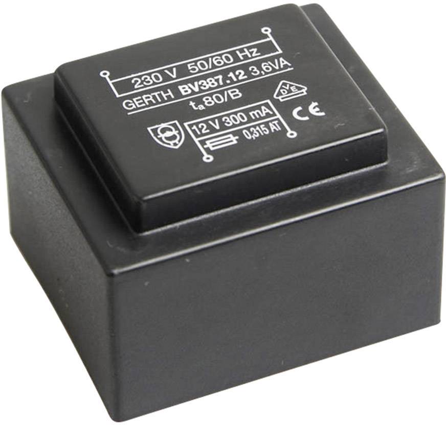 Transformator do PCB, EI 38/13,6 Gerth PTG382402 230 V N/A N/A 3.6 VA - obrazek 1