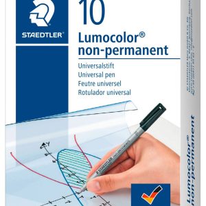 Marker do folii Staedtler Lumocolor® non-permanent pen 316 316 B10 czerwony, niebieski, zielony, czarny, pomarańczowy, l Marker do folii Staedtler Lumocolor® non-permanent pen 316 316 B10 czerwony, niebieski, zielony, czarny, pomarańczowy, l