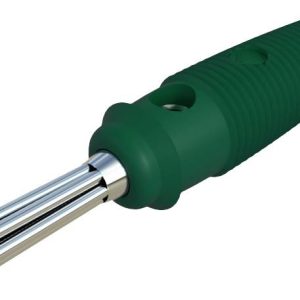 Wtyk bananowy SKS Hirschmann BUELA 20 K, O 4 mm, 1.5 mm2,6 A, 60 V, zielony Wtyk bananowy SKS Hirschmann BUELA 20 K, O 4 mm, 1.5 mm2,6 A, 60 V, zielony