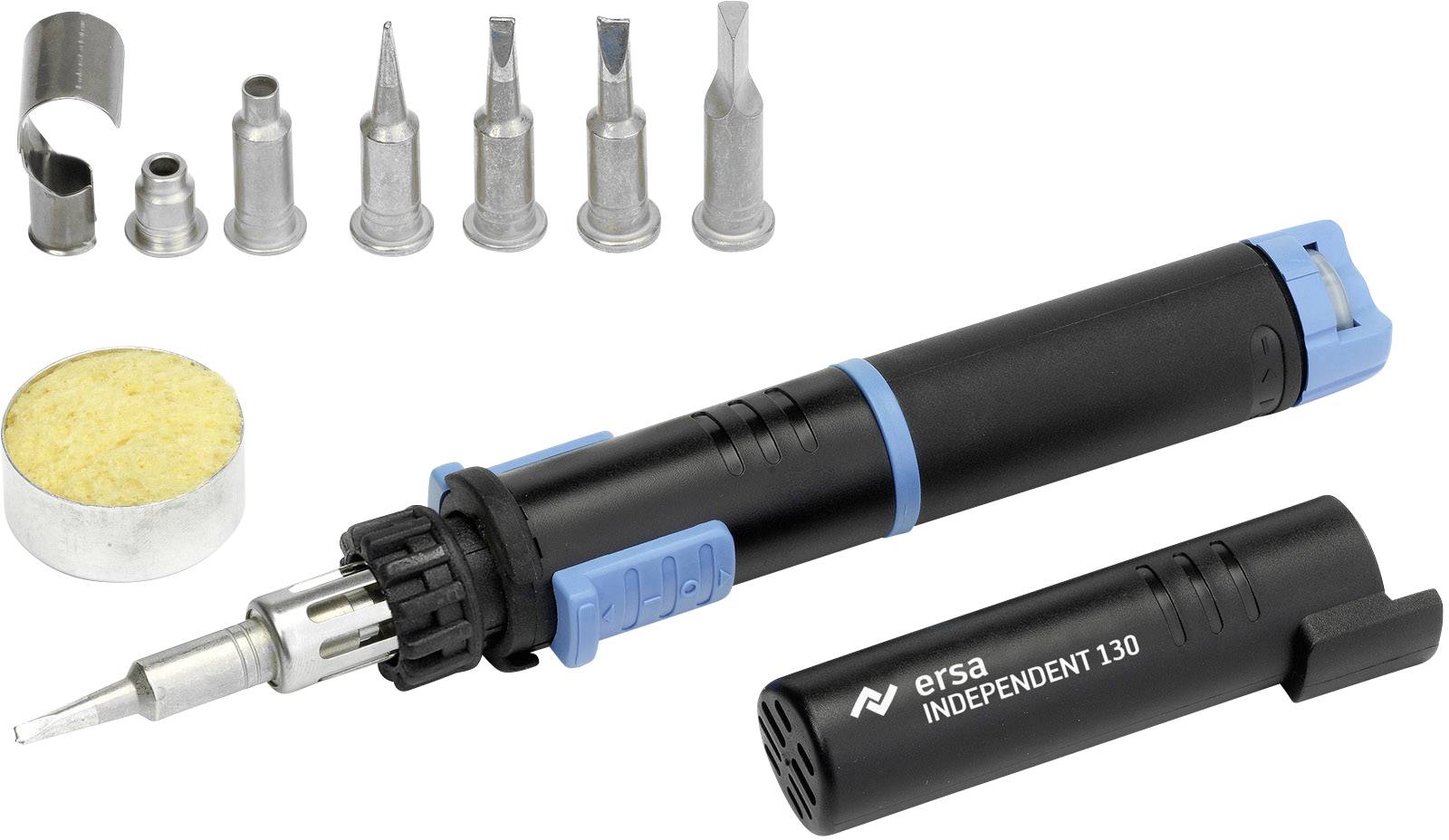 Ersa Independent 130 Profi-set Zestaw lutownicy gazowej +580 °C 120 min zaw. grot lutowniczy, zaw. zapalnik piezo 1 szt. - obrazek 1