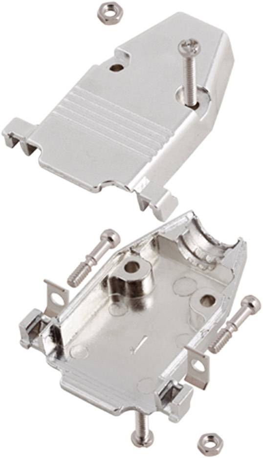 encitech CCOV09ME 2360-0106-01 Obudowa złącza D-SUB Ilość styków: 9 odlew cynkowy 180 ° metal 1 szt.
