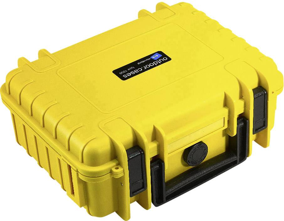 Walizka outdoorowa B & W International 1000/Y/SI, 4.1 l, (S x W x G) 270 x 215 x 105 mm, żółty - obrazek 1