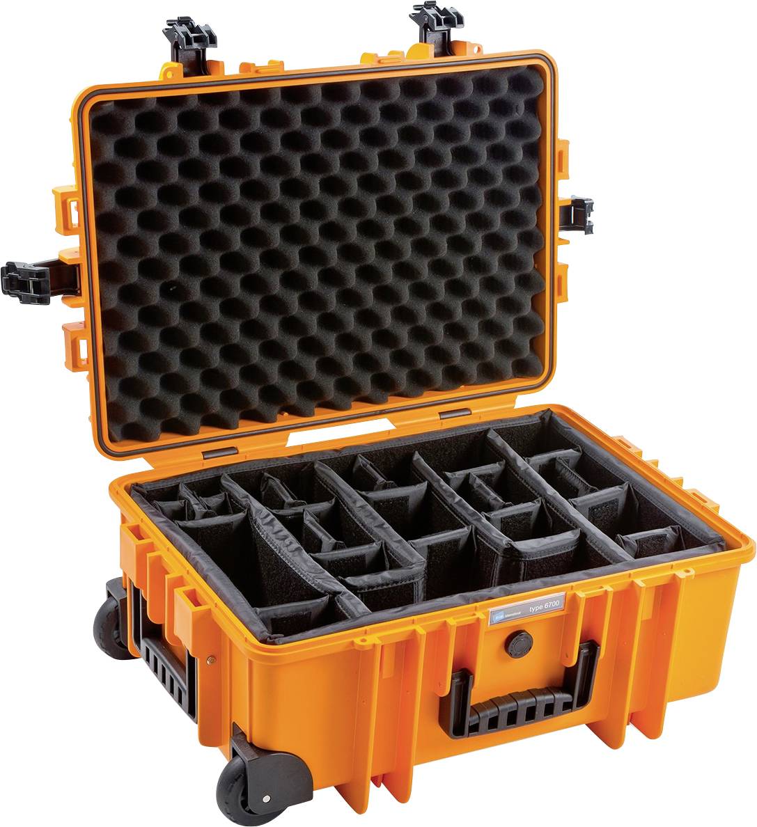 B & W International Walizka outdoorowa outdoor.cases Typ 6700 42.8 l (S x W x G) 610 x 430 x 265 mm szary 6700/O/RPD - obrazek 1