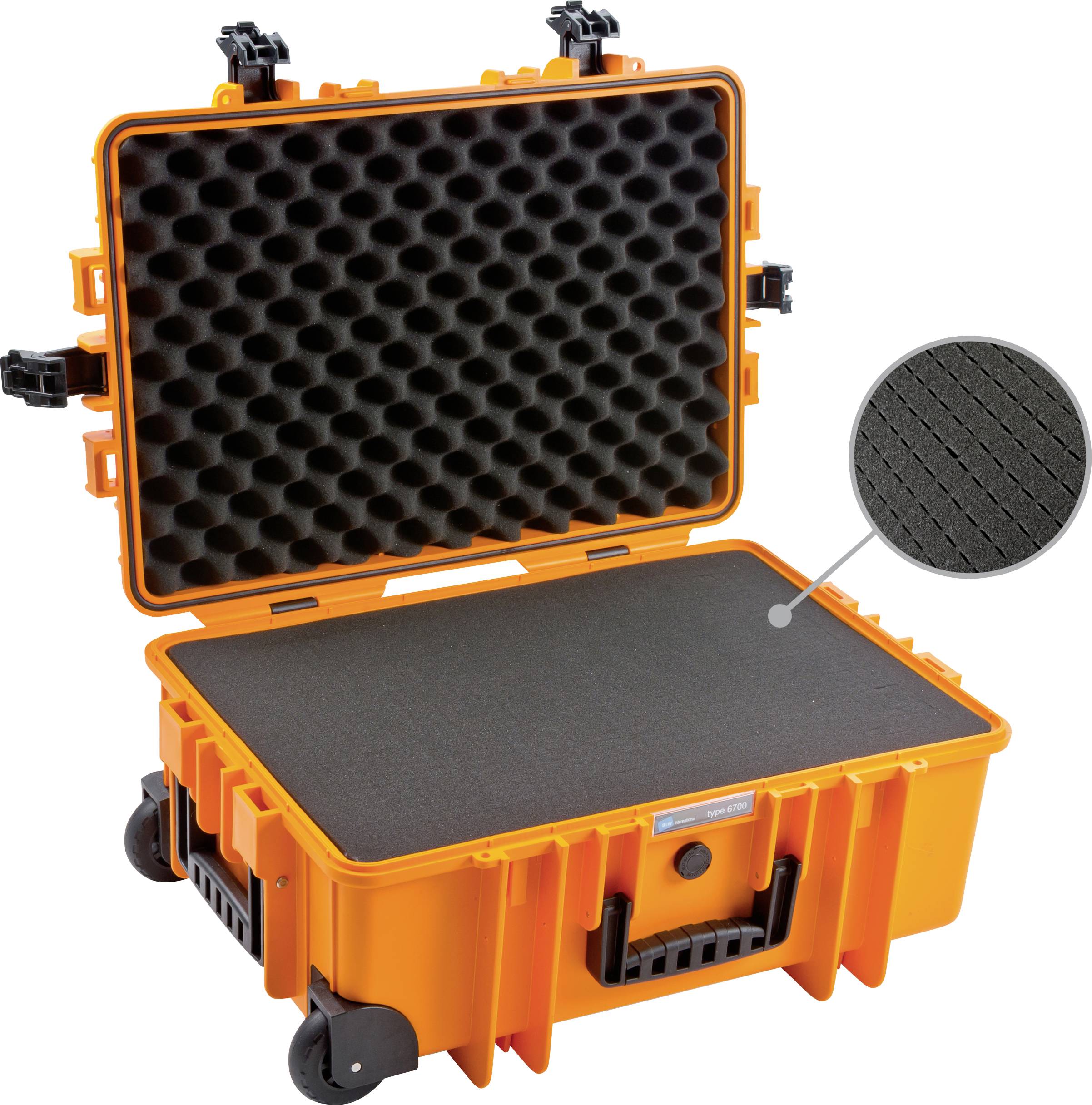 B & W International Walizka outdoorowa outdoor.cases Typ 6700 42.8 l (S x W x G) 610 x 430 x 265 mm srebrny, szary 6700/ - obrazek 1
