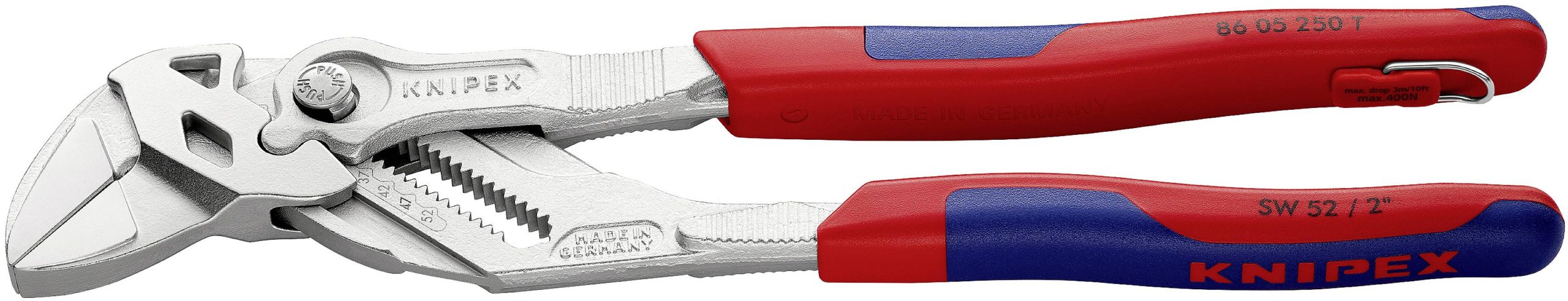 Szczypce nastawne Knipex 86 05 250 T 46 mm 25 cm - obrazek 1