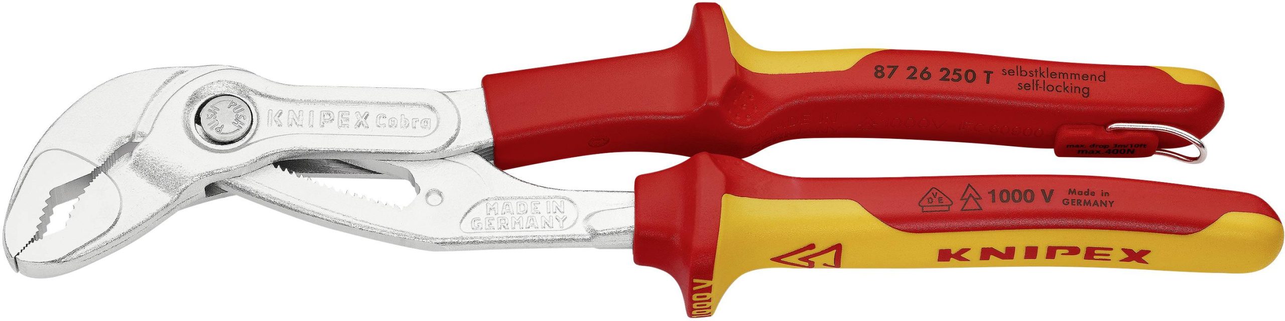 Szczypce do pomp wodnych Knipex Cobra 87 26 250 T 250 mm - obrazek 1
