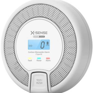 X-Sense CO03D-W Czujnik dymu z czujnikiem wewnętrznym, z możliwością sprzężenia bateryjne X-Sense CO03D-W Czujnik dymu z czujnikiem wewnętrznym, z możliwością sprzężenia bateryjne
