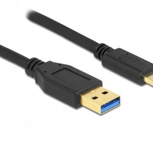 Delock USB 2.0 adapter [1x złącze męskie USB-C 3.2 (USB 3.1) – 1x złącze męskie USB-A 3.2 (USB 3.1)] 84006 3 m