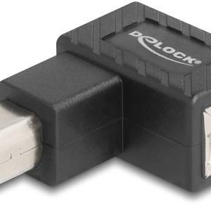Delock USB 2.0 adapter [1x złącze męskie USB-B 2.0 – 1x złącze żeńskie USB-B 2.0] 67205 pod kątem 90° w górę
