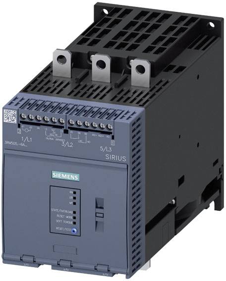 Siemens 3RW5056-6AB14 3RW50566AB14 Soft-start Moc silnika przy 400 V 90 kW Moc silnika przy 230 V 45 kW 200 V, 480 V Nat - obrazek 1