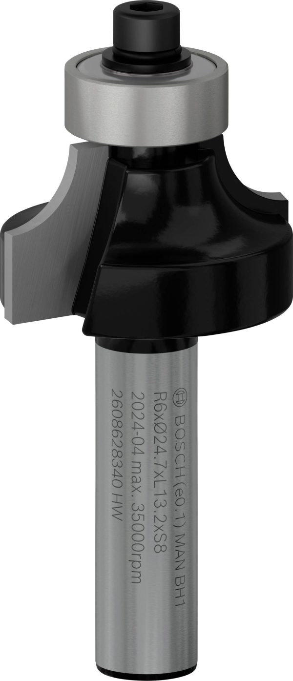 Frez zaokrąglający Bosch Accessories Bosch – Abrundfräser – für Hartholz, Schleifmittel 2608628340, 53 mm , 1 szt.