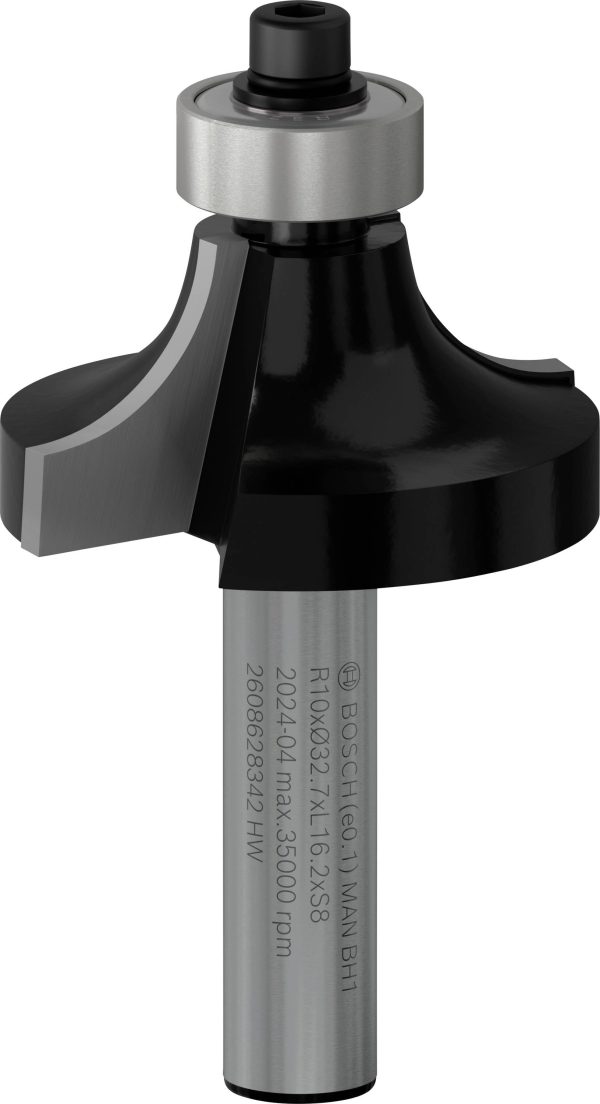 Bosch Accessories 2608628342 Frez zaokrąglający węglik spiekany Długość 57 mm Średnica wiertła 8 mm