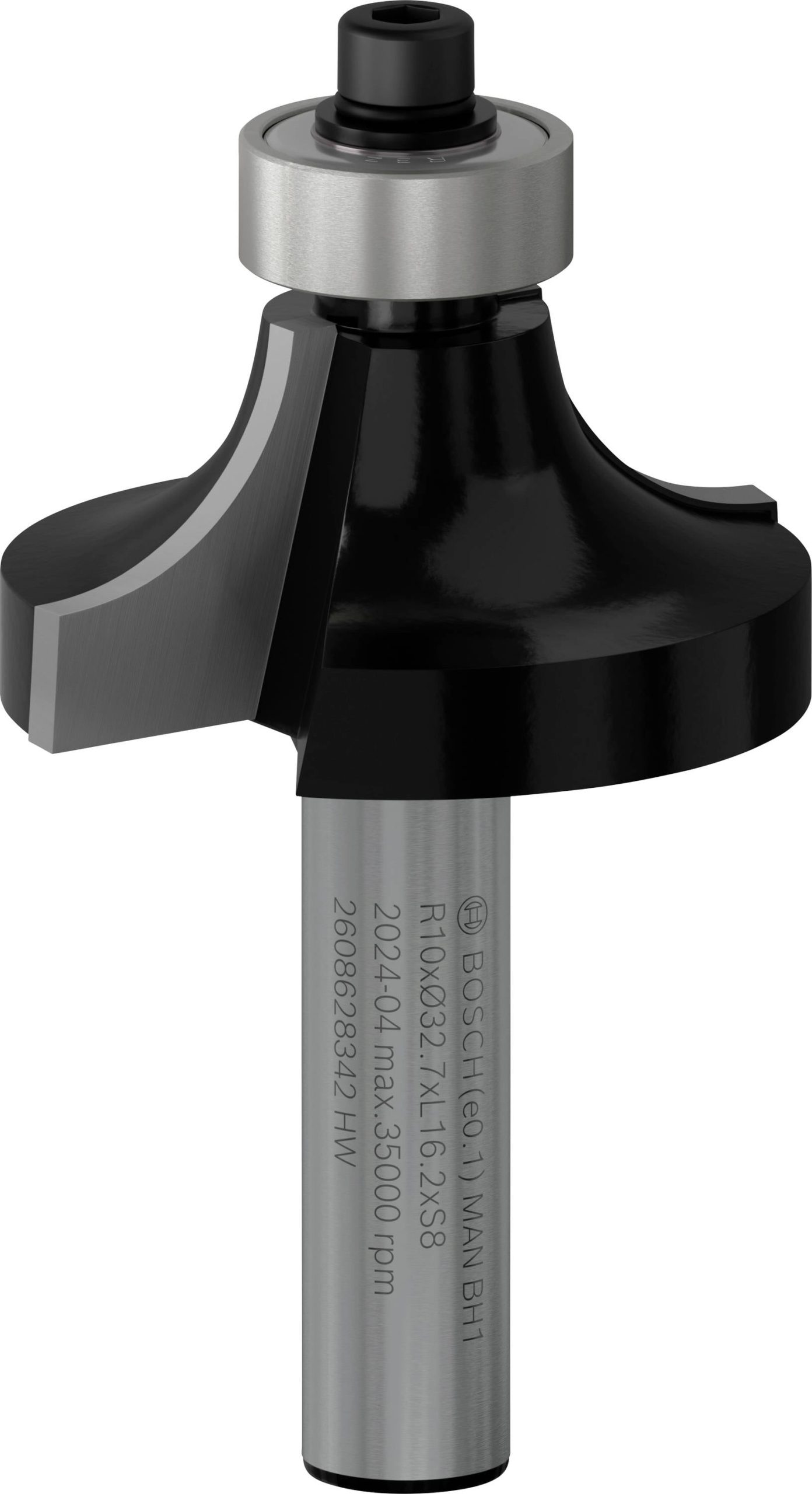 Bosch Accessories 2608628342 Frez zaokrąglający węglik spiekany Długość 57 mm Średnica wiertła 8 mm - obrazek 1