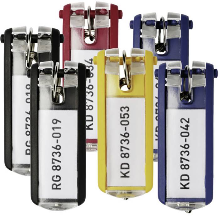 Durable Brelok na klucze 194927 Key Clip wielobarwny 24 szt. - obrazek 1