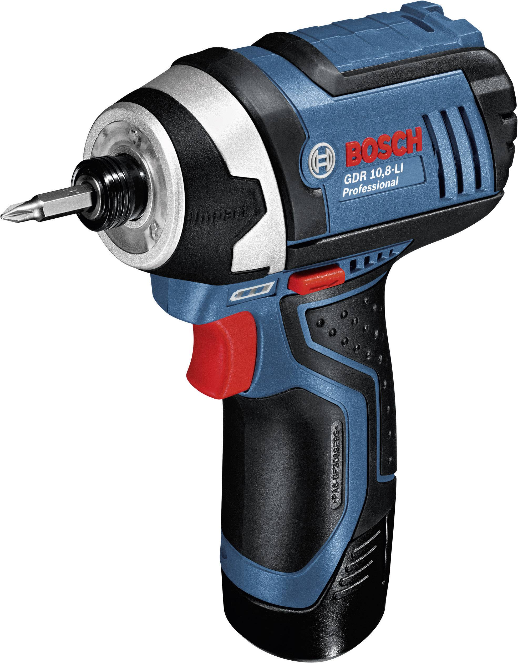 Wkrętarka udarowa akumulatorowa Bosch Professional GDR 10,8-LI 06019A6977, dystrybucja niemiecka - obrazek 1