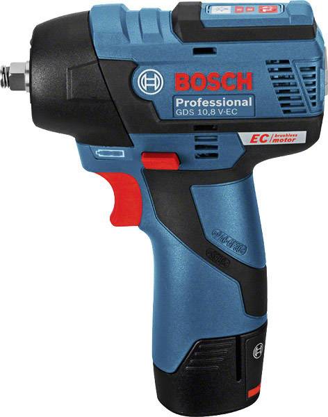 Bosch Professional GDS 12V-115 06019E0102 Wkrętarka udarowa akumulatorowa 115 Nm 12 V Ilość dołączonych baterii 0 2.5 Ah - obrazek 1