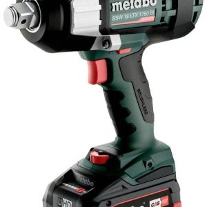 Metabo SSW 18 LTX 1750 BL 602402660 Wkrętarka udarowa akumulatorowa 1750 Nm 18 V Ilość dołączonych baterii 2 5.5 Ah LiHD Metabo SSW 18 LTX 1750 BL 602402660 Wkrętarka udarowa akumulatorowa 1750 Nm 18 V Ilość dołączonych baterii 2 5.5 Ah LiHD