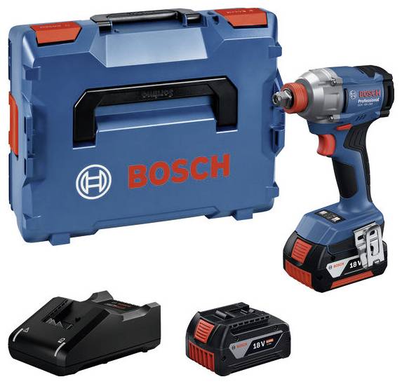 Bosch Professional GDX 18V-285 06019N2102 Wkrętarka udarowa akumulatorowa 285 Nm 18 V Ilość dołączonych baterii 2 4.0 Ah - obrazek 1