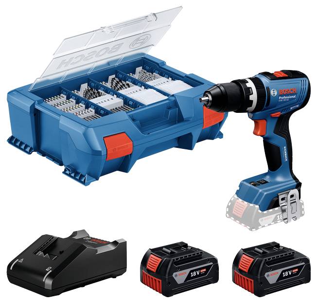 Bosch Professional GSB 18V-65 06019N3307 Wkrętarka udarowa akumulatorowa Ilość dołączonych baterii 2 4.0 Ah Li-Ion bezsz - obrazek 1
