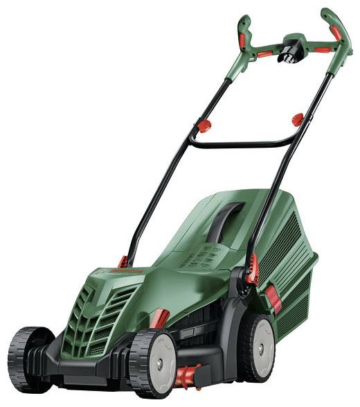 Bosch Home and Garden UniversalRotak 34-405 elektryczny Kosiarka z regulacją wysokości koszenia 1300 W Maksymalna szerok
