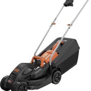 Black & Decker BEMW351-QS elektryczny Kosiarka z regulacją wysokości koszenia 1000 W Maksymalna szerokość cięcia 32 cm Black & Decker BEMW351-QS elektryczny Kosiarka z regulacją wysokości koszenia 1000 W Maksymalna szerokość cięcia 32 cm