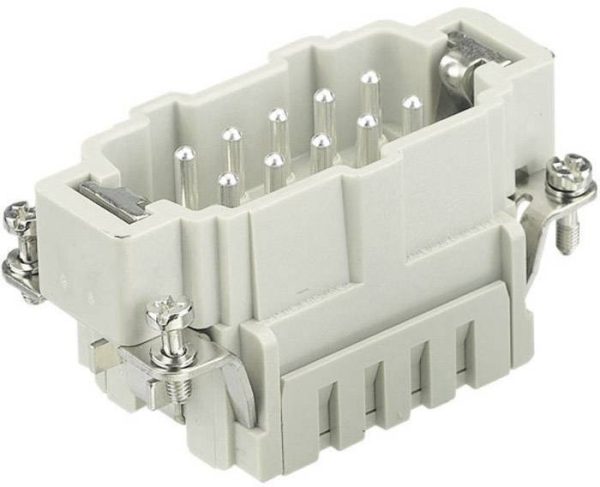 HARTING 09330062616 Wstawka pinowa męska Han® E 6 + PE klatka sprężynowa 1 szt.