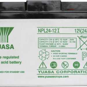 Akumulator ołowiowy Yuasa NPL24-12 YUANPL24/12, AGM, 12 V, 24 Ah Akumulator ołowiowy Yuasa NPL24-12 YUANPL24/12, AGM, 12 V, 24 Ah