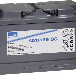 Akumulator ołowiowy GNB Sonnenschein A512/65 G6 NGA5120065HS0BA, ołowiowo żelowe, 12 V, 65 Ah Akumulator ołowiowy GNB Sonnenschein A512/65 G6 NGA5120065HS0BA, ołowiowo żelowe, 12 V, 65 Ah