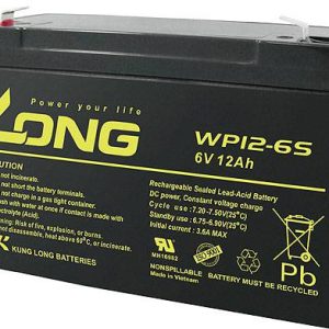 Akumulator ołowiowy Long WP12-6S WP12-6S, AGM, 6 V, 12 Ah Akumulator ołowiowy Long WP12-6S WP12-6S, AGM, 6 V, 12 Ah