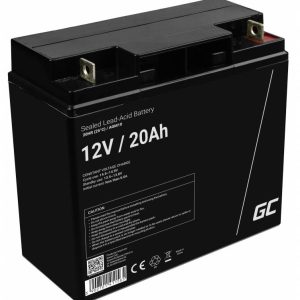 Akumulator ołowiowy Green Cell Green Cell – USV-Akku – 1 x Batterie – Sealed Lead Acid (SLA) AGM10, AGM, 12 V, 20 Ah Akumulator ołowiowy Green Cell Green Cell – USV-Akku – 1 x Batterie – Sealed Lead Acid (SLA) AGM10, AGM, 12 V, 20 Ah