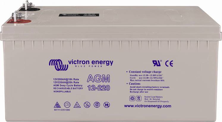 Akumulator ołowiowy Victron Energy Deep Cycle BAT412101084, AGM, 12 V, 110 Ah - obrazek 1