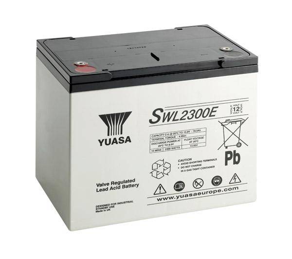 Akumulator ołowiowy Yuasa SWL2300E, AGM, 12 V, 80 Ah - obrazek 1