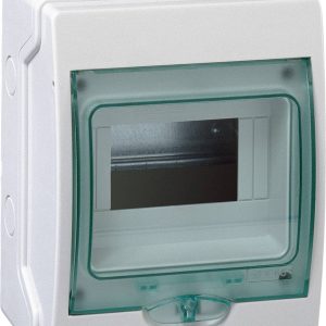 Schneider Electric 13442 13442 Rozdzielnica mała montaż na powierzchni Ilość modułów = 6 Ilość rzędów = 1 Opis 1 szt.