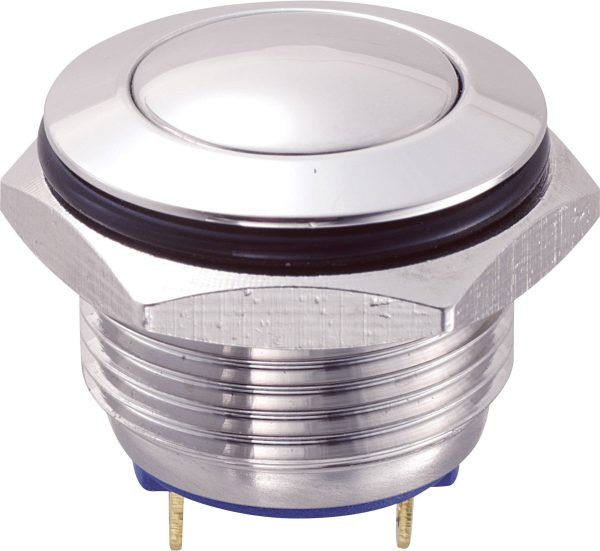 Przycisk wandaloodporny chwilowy TRU COMPONENTS GQ16B-10/J/S, 1 x wył/(wł), 1 szt.