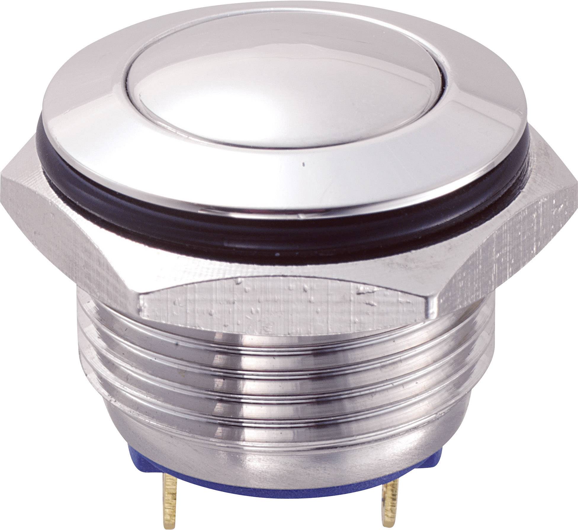 Przycisk wandaloodporny chwilowy TRU COMPONENTS GQ16B-10/J/S, 1 x wył/(wł), 1 szt. - obrazek 1