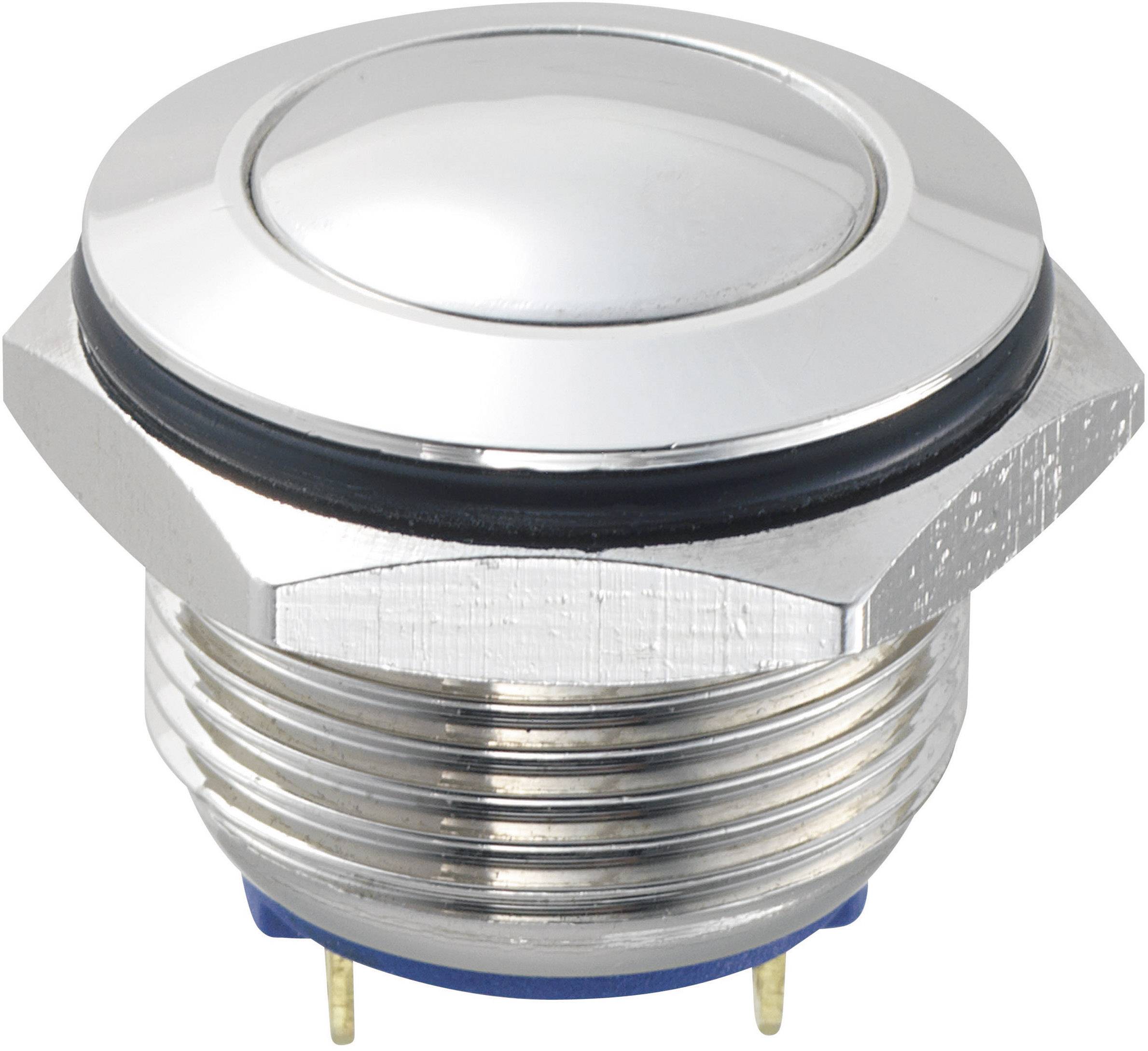 Przycisk wandaloodporny chwilowy TRU COMPONENTS GQ16B-10/J/N, 1 x wył/(wł), 1 szt. - obrazek 1