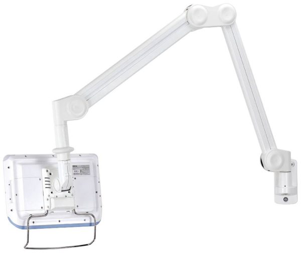 Neomounts Uchwyt ścienny do monitora FPMA-HAW200 1 Wyświetlacz 25,4 cm (10″) – 68,6 cm (27″) biały Uchylny, Przenośny, R
