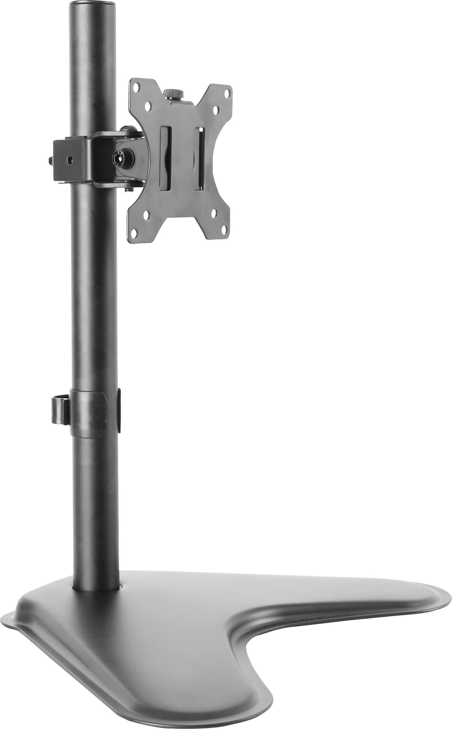 LogiLink Uchwyt do monitora, stojący BP0044 1 Wyświetlacz 33,0 cm (13") - 81,3 cm (32") czarny z regulowaną wysokością, - obrazek 1