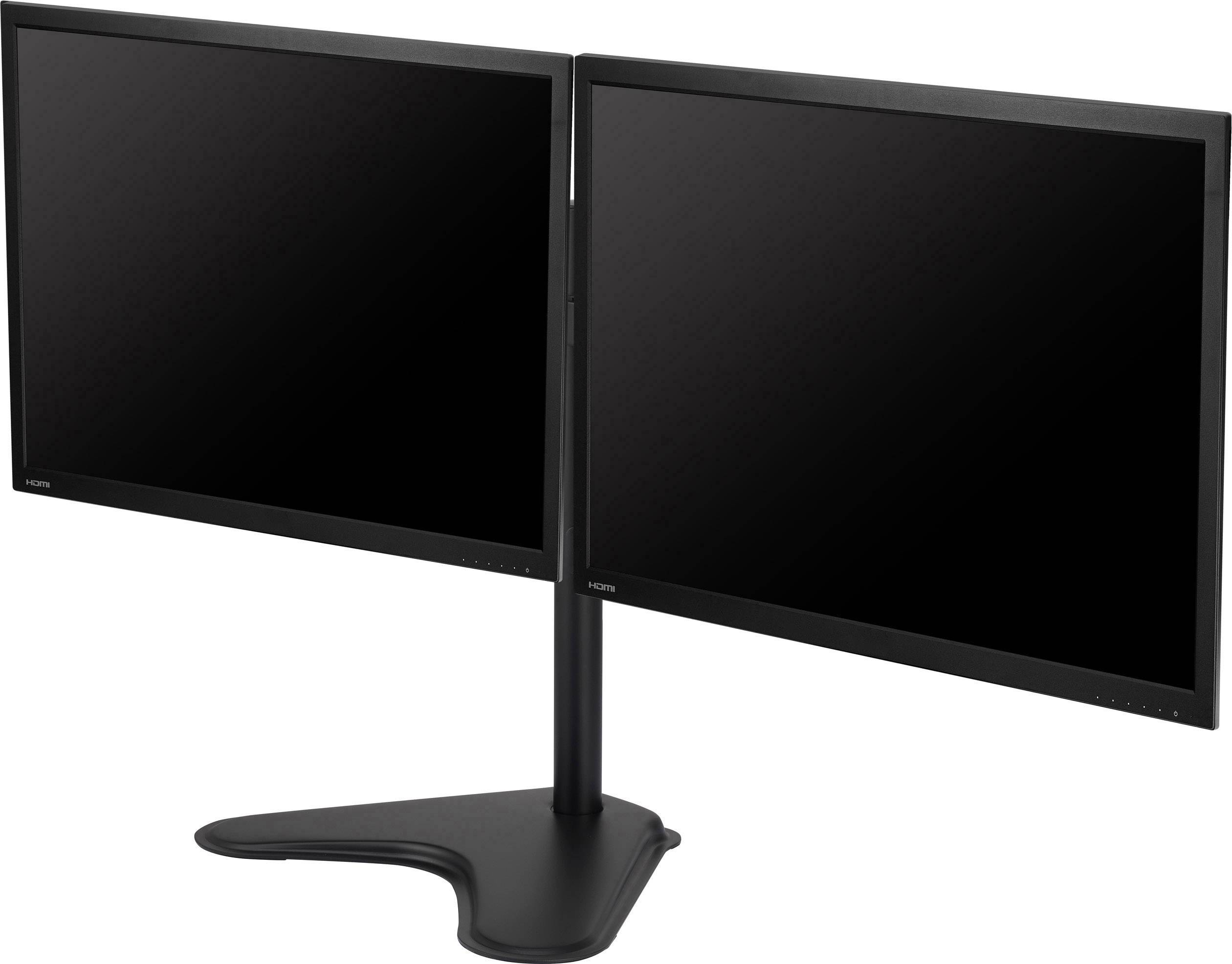 SpeaKa Professional Uchwyt do monitora, stojący SP-6644612 Secundus 2 Wyświetlacz 33,0 cm (13") - 81,3 cm (32") czarny U - obrazek 1