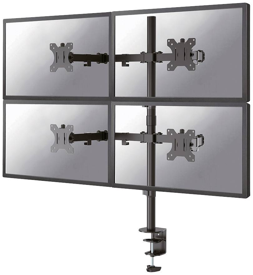 Neomounts Uchwyt do monitora, stołowy FPMA-D550D4BLACK 4 Wyświetlacz 33,0 cm (13") - 81,3 cm (32") czarny Uchylny, Obrot - obrazek 1