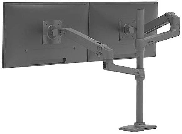 Ergotron Uchwyt do monitora, stołowy LX Dual Arm Stacking Tall Desk Mount 2 Wyświetlacz 38,1 cm (15") - 101,6 cm (40") c - obrazek 1