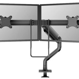 Neomounts Uchwyt do monitora, stołowy DS75S-950BL2 2 Wyświetlacz 43,2 cm (17″) – 68,6 cm (27″) czarny Uchylny, Obrotowy,