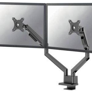 Neomounts Uchwyt do monitora, stołowy DS70-250BL2 2 Wyświetlacz 43,2 cm (17″) – 81,3 cm (32″) czarny z regulowaną wysoko