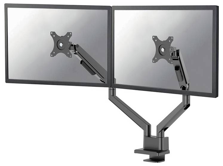 Neomounts Uchwyt do monitora, stołowy DS70-250BL2 2 Wyświetlacz 43,2 cm (17") - 81,3 cm (32") czarny z regulowaną wysoko - obrazek 1